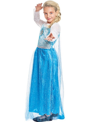 Disfraz De Elsa para niña  - Disfraces Princesas Disney - Disfraces de Princesa de Hielo Infantil