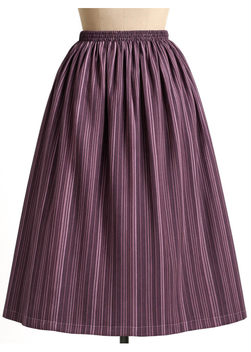 Falda Casera Rayas Morado Para Mujer - Trajes Regionales - Faldas Regionales, Enaguas y Pololos
