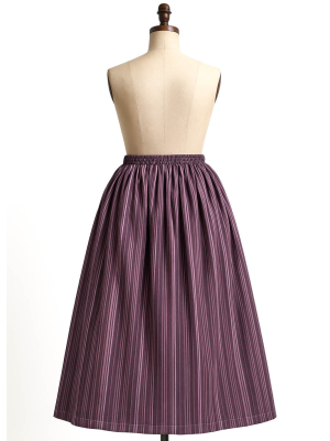 Falda Casera Rayas Morado Para Mujer - Trajes Regionales - Faldas Regionales, Enaguas y Pololos