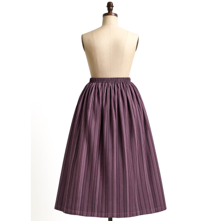 Falda Casera Rayas Morado Para Mujer - Trajes Regionales - Faldas Regionales, Enaguas y Pololos