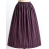 Falda Casera Rayas Morado Para Mujer - Trajes Regionales - Faldas Regionales, Enaguas y Pololos