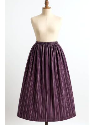 Falda Casera Rayas Morado Para Mujer - Trajes Regionales - Faldas Regionales, Enaguas y Pololos