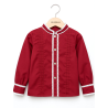 Blusa Hilandera Granate Niña - Euskal Jantziak - Blusones, Camisas y Camisetas Regionales