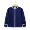 Blusa Hilandera Azul Marino Niña - Euskal Jantziak - Blusones, Camisas y Camisetas Regionales