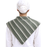 Pañuelo Casera Grande Rayas Verde - Pañuelos Trajes Tradicionales - Pañuelos y Delantales Regionales