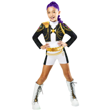 Disfraz de Guerrera K-POP Rumi Golden para Niña - Disfraces Cazadoras Demonios - Disfraces de Las Guerreras K-POP infantiles