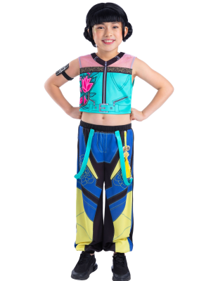 Disfraz de Guerrera K-POP Zoey Classic para Niña - Disfraces Cazadoras Demonios - Disfraces de Las Guerreras K-POP infantiles