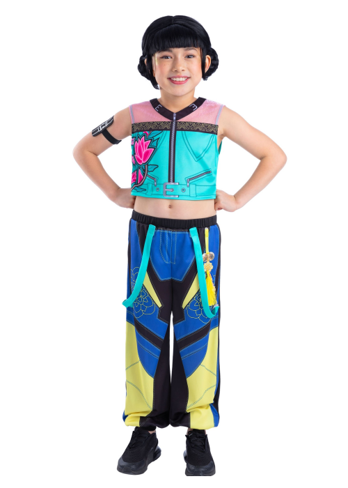 Disfraz de Guerrera K-POP Zoey Classic para Niña - Disfraces Cazadoras Demonios - Disfraces de Las Guerreras K-POP infantiles