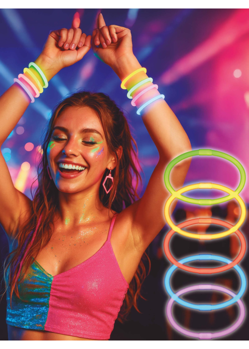 Barras Fluorescentes 50 Unid - Articulos y Decoracion de Fiesta