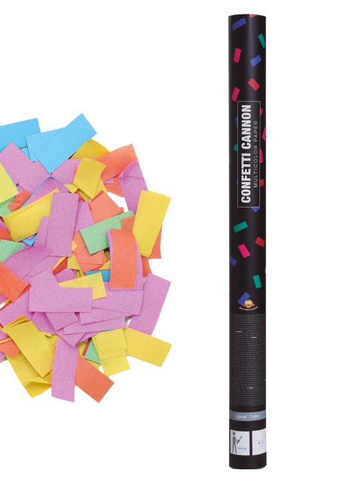 Comprar Cañon de Confetti 60 cm por solo 2.00€ – Tienda de disfraces online