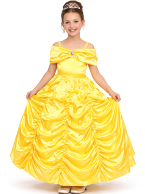 Disfraz De Princesa Amarilla Infantil
