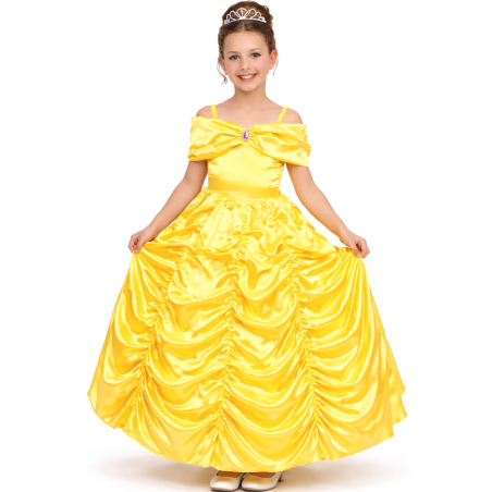 Disfraz De Bella Princesa Amarilla niña - Disfraces Princesas - Disfraces de Princesas para Niñas