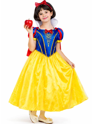 Disfraz De Blancanieves Niña - Disfraces Princesas Disney - Disfraces de Princesa de las Nieves infantiles