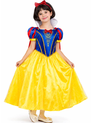Disfraz De Blancanieves Niña - Disfraces Princesas Disney - Disfraces de Princesa de las Nieves infantiles