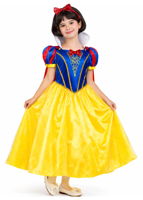 Disfraz De Blancanieves Niña - Disfraces Princesas Disney - Disfraces de Princesa de las Nieves infantiles