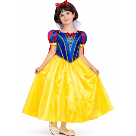 Disfraz De Blancanieves Niña - Disfraces Princesas Disney - Disfraces de Princesa de las Nieves infantiles