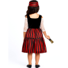Disfraz De Pirata Rayas Niña - Disfraces de Piratas
