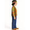 Disfraz De Hippie Marron Infantil - Disfraces años 60-70 (Hippies) - Disfraces de Hippie para Niño