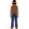 Disfraz De Hippie Marron Infantil