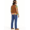 Disfraz De Hippie Marron Adulto
