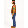 Disfraz De Hippie Marron Adulto