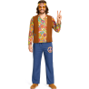 Disfraz De Hippie Marron Adulto