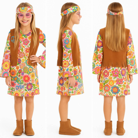 Comprar el Vestit de Hippie de Nena de les Flors Nen de només 13.00€ – vestit de Botiga en línia