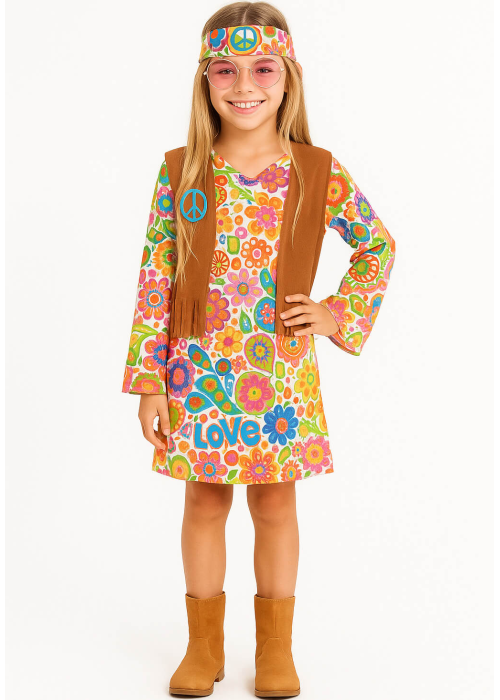 Comprar el Vestit de Hippie de Nena de les Flors Nen de només 13.00€ – vestit de Botiga en línia