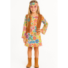 Disfraz De Hippie Vestido Niña - Disfraces años 60-70 (Hippies) - Disfraces de Hippie para Niña