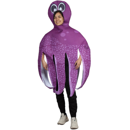 Disfraz De Pulpo Morado - Disfraces de Animales Adultos