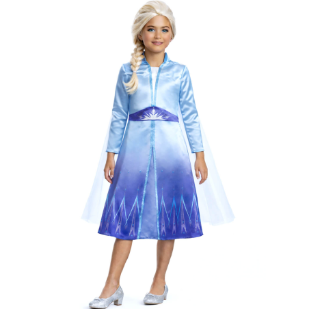 Disfraz De Elsa de Frozen Niña  - Disfraces Princesas Disney - Disfraces de Princesa de Hielo Infantil