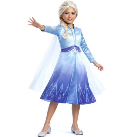 Disfraz De Elsa de Frozen Niña  - Disfraces Princesas Disney - Disfraces de Princesa de Hielo Infantil