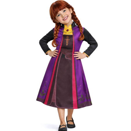 Disfraz De Anna De Frozen Niña - Disfraces Princesas Disney - Disfraces de Princesa de Hielo Infantil