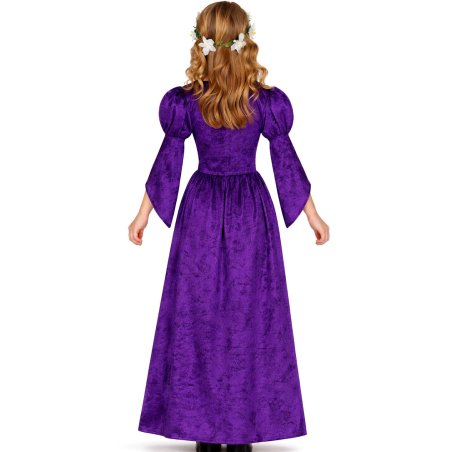 Disfraz De Dama Medieval Morada niña - Disfraces Medievales - Disfraces Medievales para Niñas