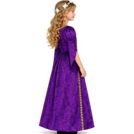 Comprar el Vestit de Dama Medieval Blau Infantil per només 15.00€ – vestit de Botiga en línia