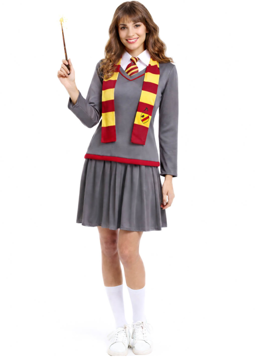 còpia de Disfraz De Estudiante De Magia Rojo Niña