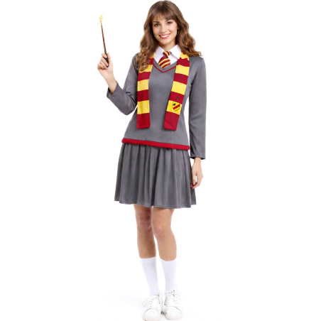copy of Disfraz De Estudiante De Magia Rojo Niña