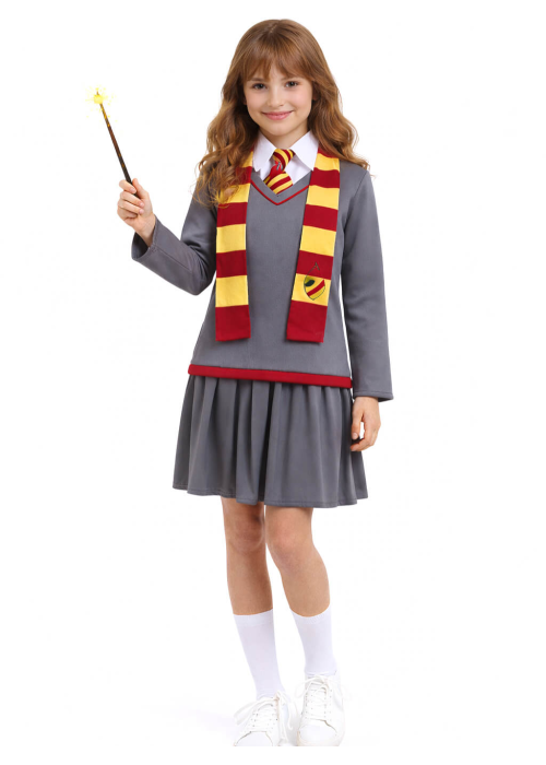 copy of copy of copy of Disfraz De Estudiante De Magia Rojo Niña