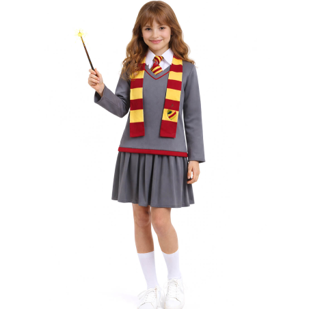 Disfraz De Hermione Gryffindor niña - Disfraces de Harry Potter