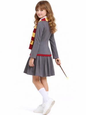 copy of copy of copy of Disfraz De Estudiante De Magia Rojo Niña