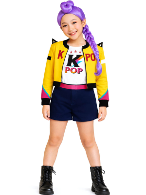 Disfraz de Guerrera K-POP Rumi para Niña - Disfraces Cazadoras Demonios - Disfraces de Las Guerreras K-POP infantiles