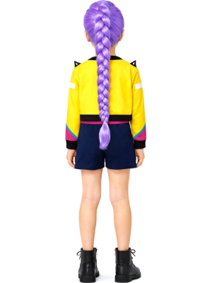 Disfraz de Guerrera K-POP Rumi para Niña - Disfraces Cazadoras Demonios - Disfraces de Las Guerreras K-POP infantiles