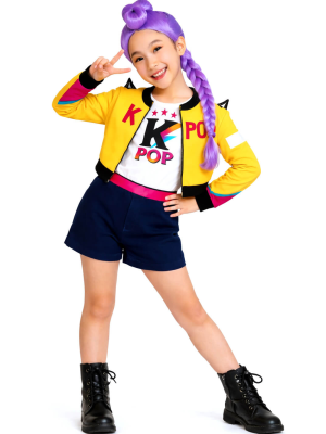 Disfraz de Guerrera K-POP Rumi para Niña - Disfraces Cazadoras Demonios - Disfraces de Las Guerreras K-POP infantiles