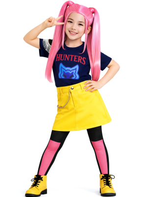 Disfraz de Guerrera K-POP Mira para Niña - Disfraces Cazadoras Demonios - Disfraces de Las Guerreras K-POP infantiles