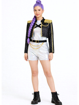 Disfraz de Guerrera K-POP Rumi Golden para Mujer - Disfraces Cazadoras Demonios