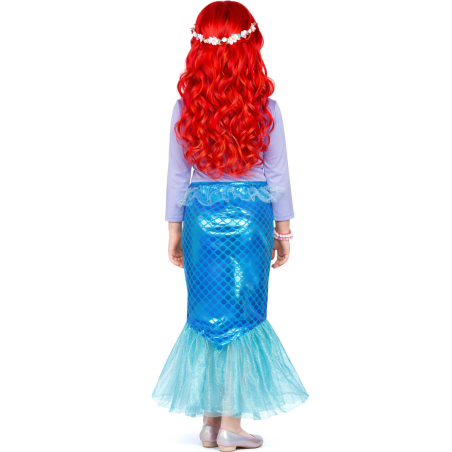 Disfraz De Sirena Azul Niña - Disfraces La Sirenita - Disfraces de Animales Infantiles