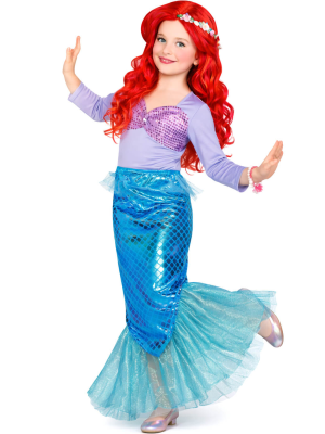 Disfraz De Sirena Azul Niña - Disfraces La Sirenita - Disfraces de Animales Infantiles