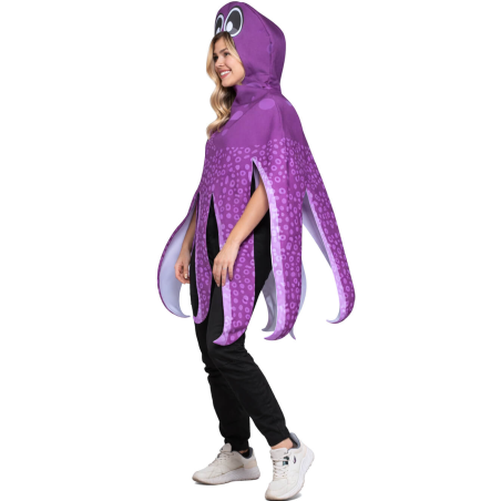 Disfraz De Pulpo Morado adulto - Disfraces Animales Marinos - Disfraces de Animales Adultos