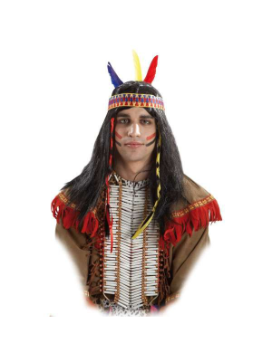 Peluca Indio con Trenzas - Pelucas