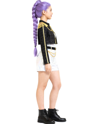 Disfraz de Guerrera K-POP Rumi Golden para Mujer - Disfraces Cazadoras Demonios - Disfraces de Las Guerreras K-POOP